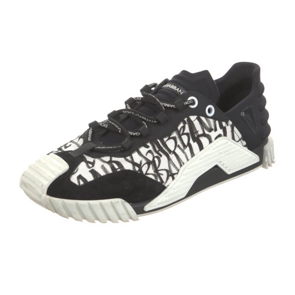 Dolce & Gabbana Canvas Printed Athletic Sneakers Men’s 12 / EU 45